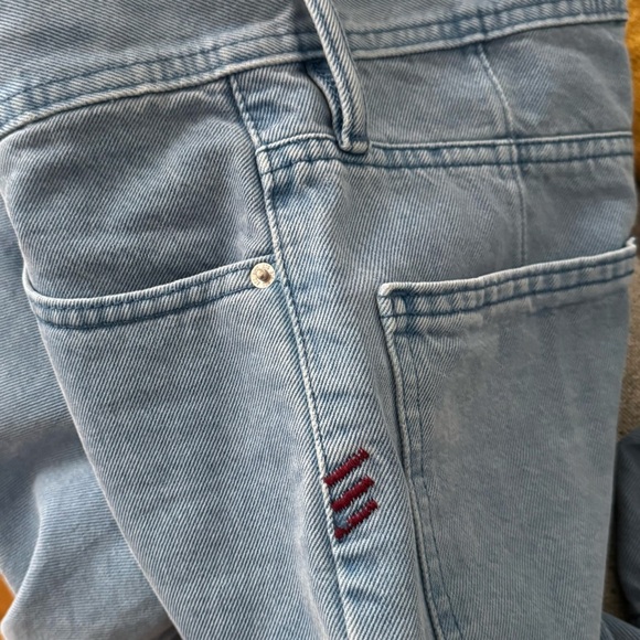 BDG URBAN OUTFITTERS LIGHT BLUE CURVED FIT JEANS - 28 - Picture 7 of 16